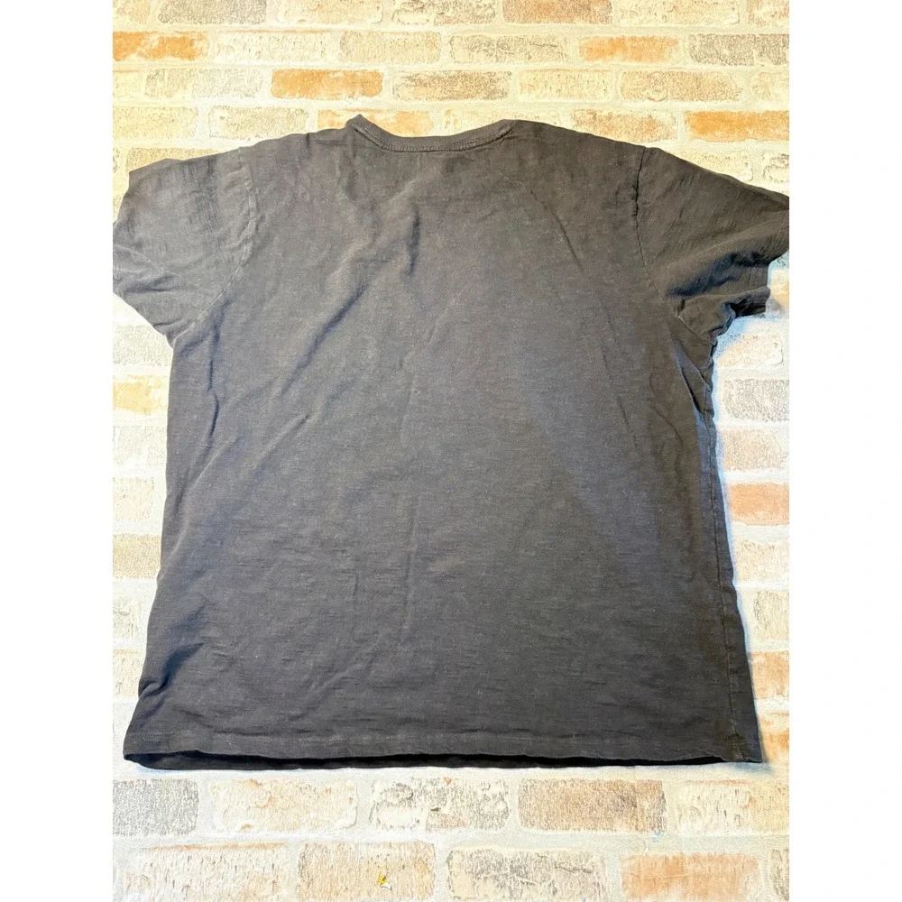 Banana Republic Mens XL Black Short Sleeve Pocket T-Shirt 100% Cotton Crewneck